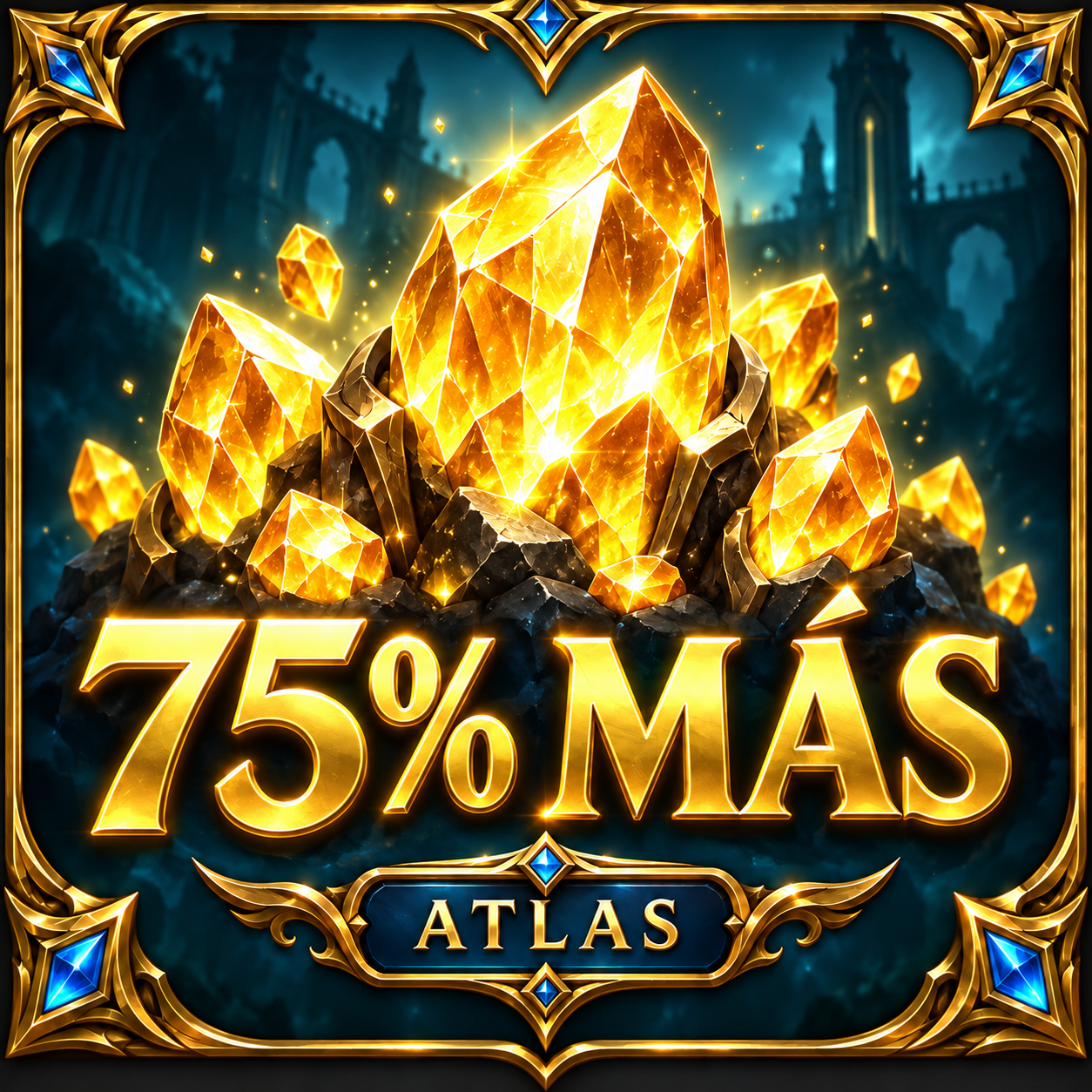Icono de Atlas — 75 % MÁS
