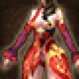 Icono de Traje y tocado de Fénix legendario